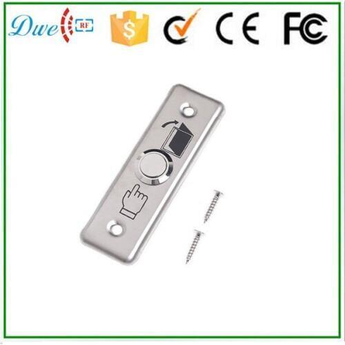 DWE CC RF Stainless steel exit button switch DW-B04 silver color 12V for access control system