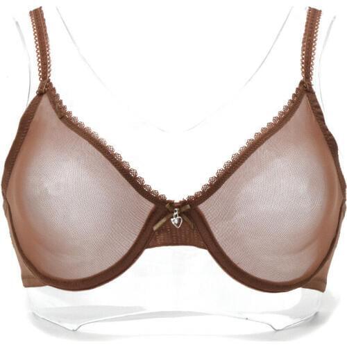 Transparent Mesh Sexy Bras Panties Sales Separated Women Lingerie Lace Bralette set Big Plus Size B C D E F 75 80 85 90 95 100