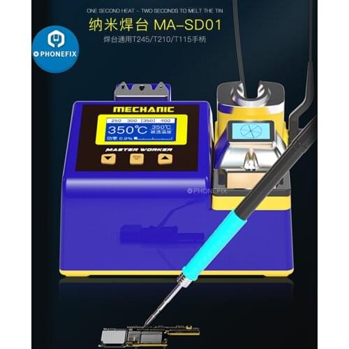 Mechanic MA-SD01 Nano Soldering Station 130W 1S Fast Heating Welding Platform With T245 /T210 /NT115 Handle Solder Iron Tips Kit