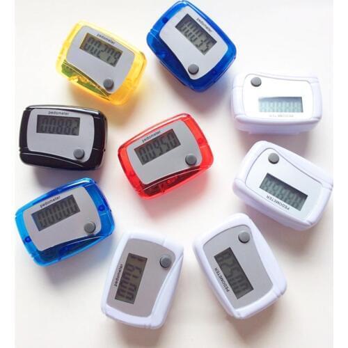 2019 New Long-life battery Multifunction New Fitness New Portable Multi-colors LCD Pedometer Step Counter from 0 to 9999