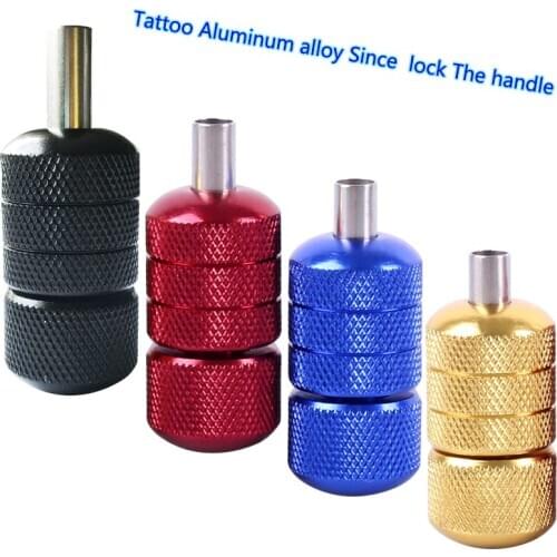 25MM Aluminum Alloy Tattoo Grip With Back Stem 25mm Handle Grip Tattoo Multi Color
