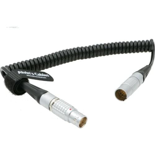 Arri Alexa Mini Camera Extension Coiled Power Cable 8 pin Female to Male