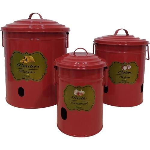 Feronya Potato Onion Garlic Bucket 3 PCs