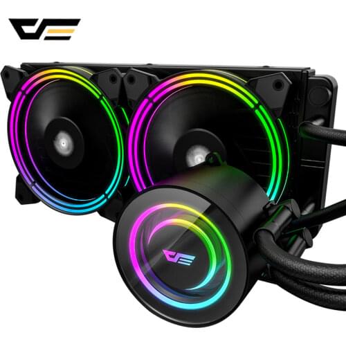Darkflash PC Case Water Cooling PWM RGB Sync AIO Liquid Cooler Radiator CPU Gaming Water Cooler for LGA 2011/115X/2066/AM4/AM3