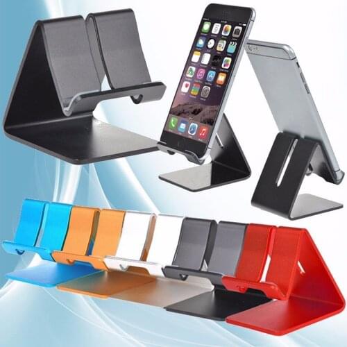 High Quality Aluminum Phone Stand For Tablet Samsung iPhone Huawei Cell Phone Desk Stand Holder Universal