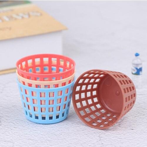 1:12 Dollhouse Miniature Storage Basket Laundry Basket Doll Vegetable Food Storage Basket Doll House Miniature Decoration
