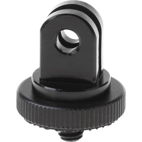 Aluminum Alloy 1/4 Inch Mini Tripod Adapter Mount for gopro Hero 7 5 6 Session Sjcam Sj4000 Yi 4K Eken H9 Camera E56B