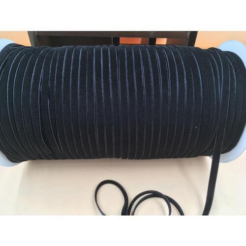 20yard/lot 1/8" 3mm Black Velvet Ribbon Single Face,non Elastic Velour Webbing Headband Hair Band Accessories
