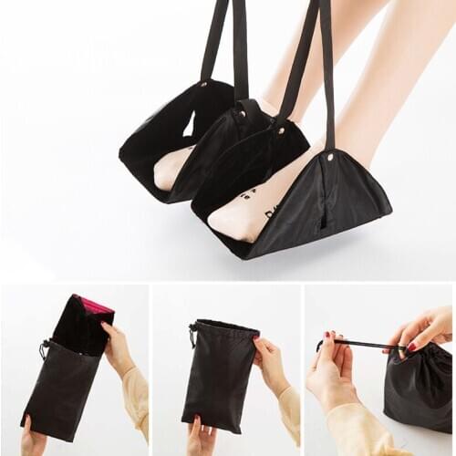 Travel Accessories Flight Car Travel Essential Aviation Seat Foot Pad Adjustable Train Airplane Foot Rest Feet Hammock Portable