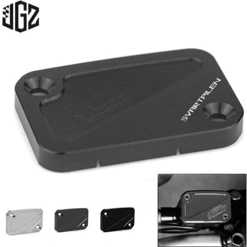 Motorcycle CNC Aluminum Front Brake Reservoir Fluid Tank Cover Accessories For Husqvarna Svartpilen 401 250 2018 2019 2020 2021