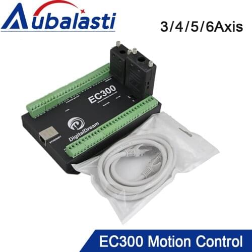 Aubalasti EC300 USB Mach3 CNC Motion Controller NVUM Upgrade 3/4/5/6 Axis Motion Control Card for CNC Milling Machine