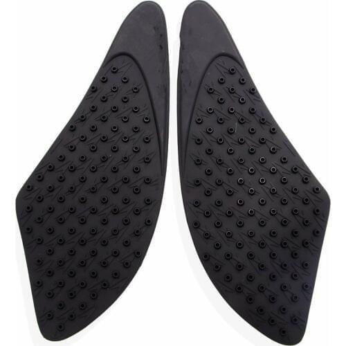 Black Tank Traction Pad Side Gas Knee Protector For Kawasaki 2007-2008 Ninja ZX-6R Motorcycle