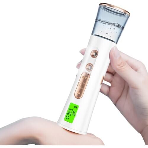 DIOZO Nano Face Spray Bottle Facial Steamer USB Rechargeable Mist Sprayer Skin Moisture Meter Portable Beauty Skin Care Tools