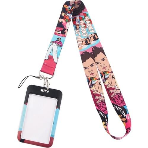 DZ1434 Fashion Singer Neck Straps lanyard Car Keychain ID Card Pass Gym Mobile Phone Key Ring Badge Holder Jewelry Fans Gifts