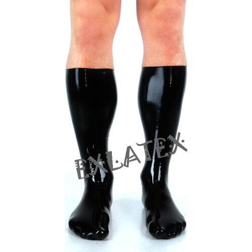 Latex Sock Exotic Apparel Erotic Underwear Stockings Latex Short Socks Costumes Accessories For Women and Men Stockings
