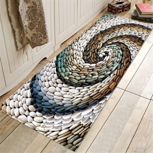 Entrance Door Mat Bathroom Kitchen Carpet Hallway Doormat Anti-Slip Carpet Kitchen Mat Bath Rug Wood Pattern Floor Mat Alfombra