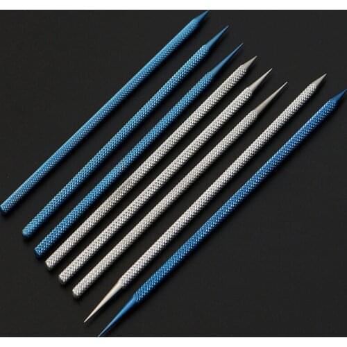 Lacrimal duct dilator for ophthalmology microscopy instrument stainless steel titanium alloy medium length and short awl wire ca