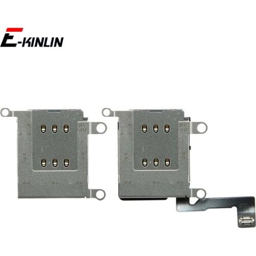 Sim Card Tray Socket Slot Adapter Connector Reader Flex Cable For iPhone 12 mini 12 Pro Max Container Holder Replacement Parts