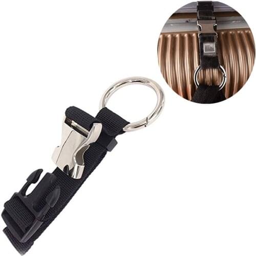 Multifunction Adjustable Black Hanger Suitcase Portable Anti Lost Elastic Luggage Strap Travel Security Nylon Fixed Belt Strong