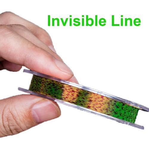 Invisible Line Speckle carp fluorocarbon Fishing Line Thread Line 3D Invisible Camouflage Nylon Thread Fishing Line Algae Line