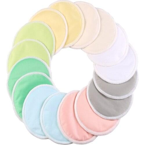 Organic Bamboo Washable Breast Pad Breastfeeding Nipple Pad for Maternity Reusable Nipplecovers for Breast Feeding Nursing Pads