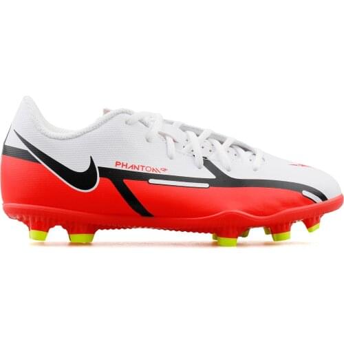 Original Nike Phantom Gt2 Club Fg/Mg Multi-Ground Unisex White Soccer Cleats DA5640-167 Soccer Shoe