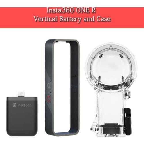 Original Insta360 ONE R dive case Vertical Battery Base with Vertical Bumper Case for Insta360 One R 360 Mod