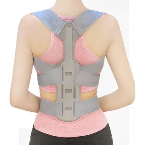 Alloy Upper Back Brace Posture Corrector Clavicle Support Belt Shoulder Slouching Corrective Spine Chest Waist Orthopedic Belt