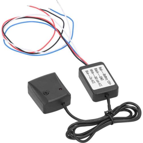 Motorcicle flashing light Motorcycle Alarm Camera Vibration Sensor 360° Panoramic for Driving Recorder Automatic Parking