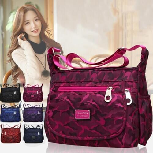 Top Brand Shoulder Bag Women Bags Designer Ladies Fashion Nylon Messenger Waterproof Bags