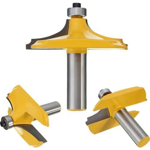 High Quality 1Pcs 1/2 inch Shank Ogee Chisel Cutter Edging Router Bit Door Woodworking Carpentry Tool