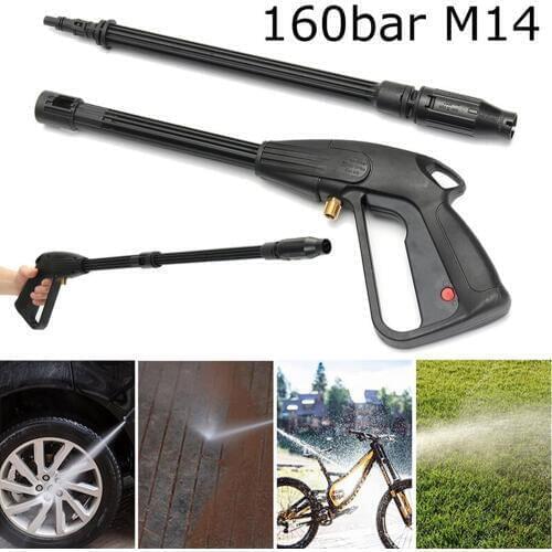 WENXING M14 160Bar High Pressure Power Washer Spray Nozzle Adjustable Water Gun Home Washing Accessories for Car Garden Cleaning