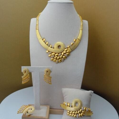 Yuminglai Unique Design Dubai Costume Jewelry African Fashion Jewelry for Women FHK5949