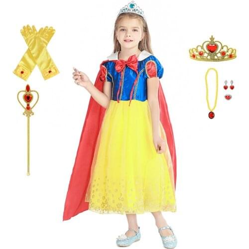 2021 Children Girl Dress for Girls Cosplay Princess Costumes Dress Kids Baby Gifts Intant Party Clothes Fancy Teenager Clothing
