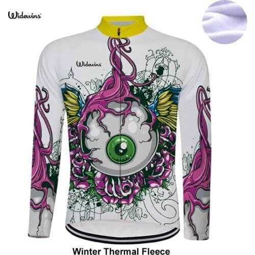 2018 Cycling Jersey Winter Long Bike Bicycle Thermal Fleece Ropa Roupa De Ciclismo Invierno Hombre Mtb Clothing eye 5477