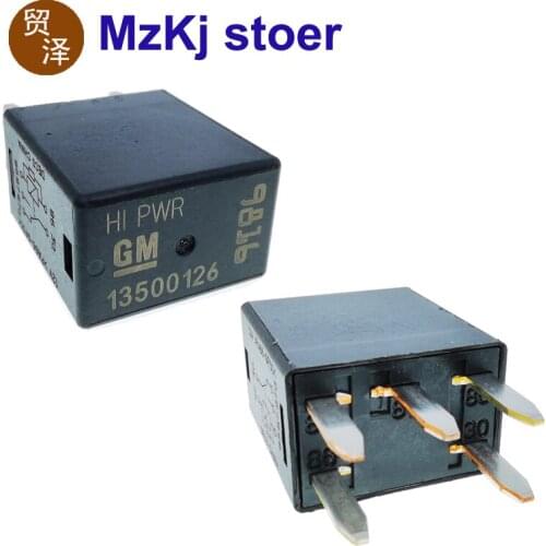 5PCS New GM Car Relay 13500126 12V 5PIN PA66-GF30 5PIN PWR 9816 12VDC