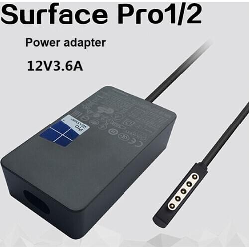 Microsoft Surface pro1/2 1536 1514 Computer power adapter 12V3.6A 48W Charger line 5V1A