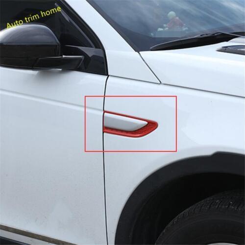 Lapetus Side Body Fender Leaf Decoration Plate Cover Trim Fit For Land Rover Discovery Sport 2015 - 2019 Plastic / Accessories