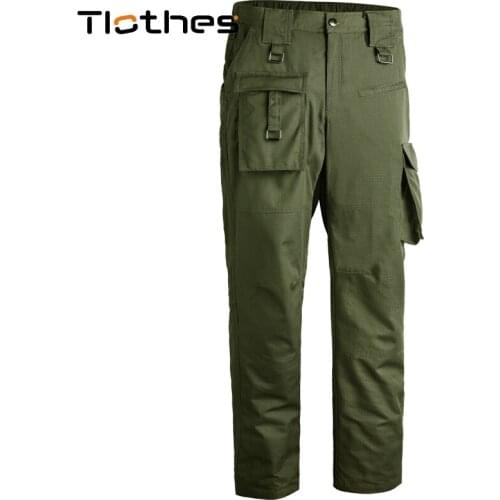 Mens Tactical Pants Multi-pocket Elasticity Military Urban Commuter Tacitcal Trousers Men Work Pants Training Cargo Pants Mens
