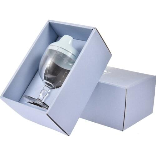 Baby Goblet Water Bottle PP Material Temperature Resistance Duckbill Mouth Infant Cups For Feeding Baby Training With Color Box