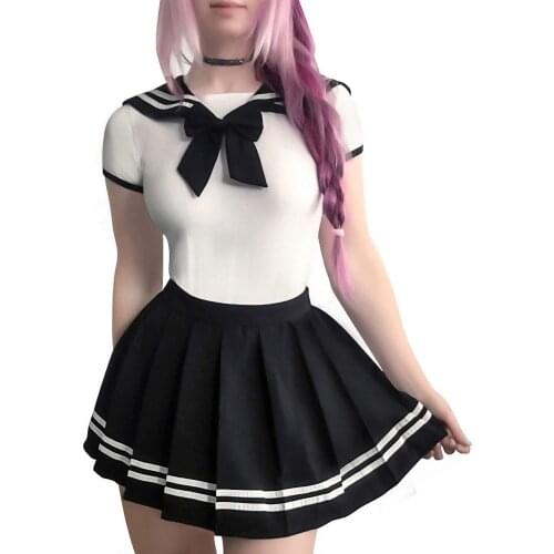 REED 2021 Spring Women Adult Baby Onesie Diaper Lover (ABDL) Snap Crotch Romper Pajamas - Cosplay Magical Skirt Set