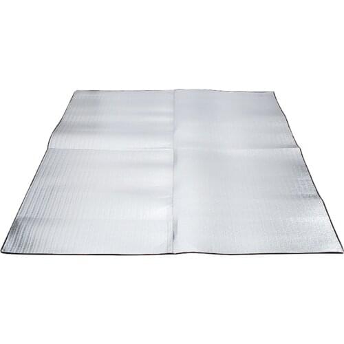 Aluminum Foil Sleeping Mattress Mat Pad for Outdoor Camping Picnic 200x200cm