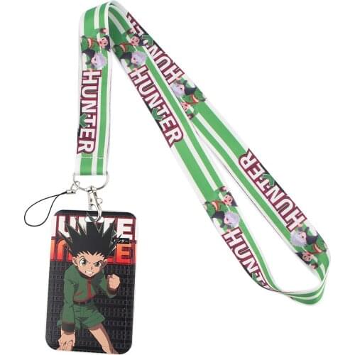 LX448 Anime The Hunter Lanyard For Keys Mobile Phone Hang Rope Keycord USB ID Card Badge Holder Keychain DIY Lanyards