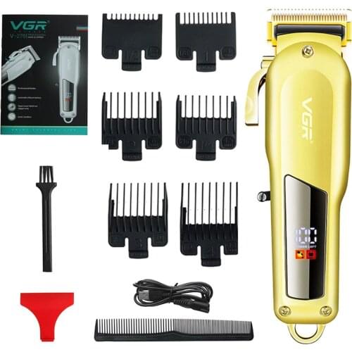 High-Power Charging Display Fader Electric Hair Clipper For Men Rechargeable 0mm Shaver Trimmer Beard Barber Hair Trimmer