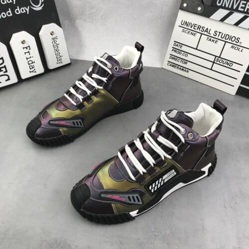 New Arrival Mens Casual Shoes Punk Hip Hop Designer Sneakers Mens Flats board Shoes Trainers