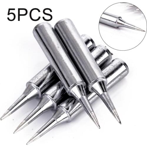 5pcs Soldering Tips Lead Free Replacement Soldering Tool Solder Iron Tips Head 900m-T-I 936 937