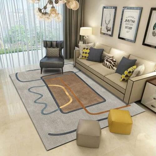 Nordic Home Living Room Coffee Table Mat Modern Minimalist Carpet Bedroom Splicing Carpet Office Entrance Door Mat Can Be Custom