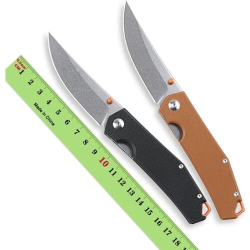 TIGEND ACE Clyde folding knife 8cr13mov blade Steel G10 handle camping hunting survival pocket fruit kitchen knives EDC tool
