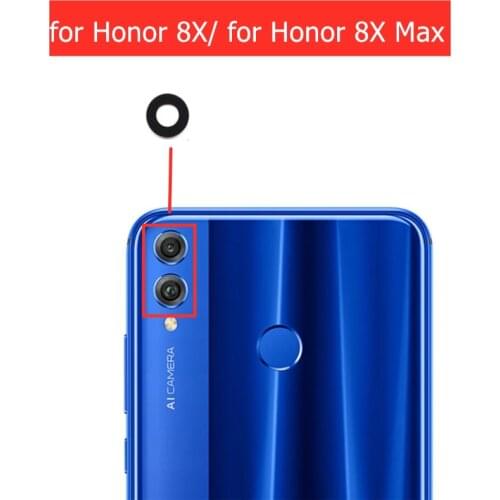 2pcs for Huawei Honor 8X Back Camera Glass Lens Rear Camera Glass with 3M Glue for Huawei Honor 8X Max Repair Spare Part