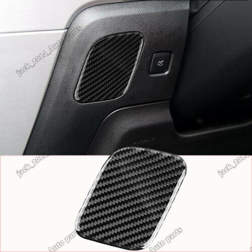 For Ford Mustang 2015-2019 Interior glove box switch real Carbon Fiber Cover Trim